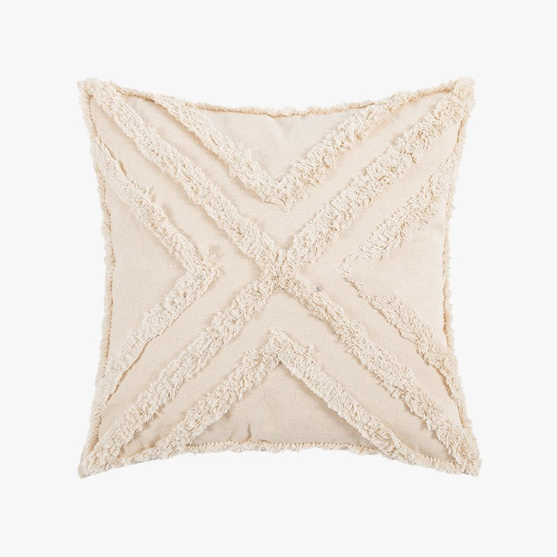 Tassel Tufted Decorative Pillow Cushion Cover