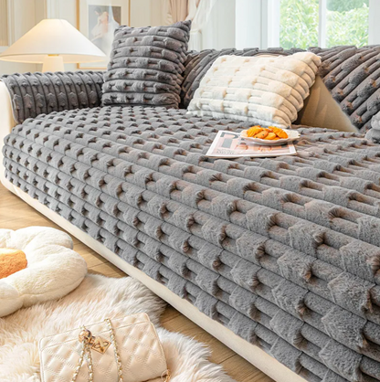Cozy Cloud Plush Sofa Cover