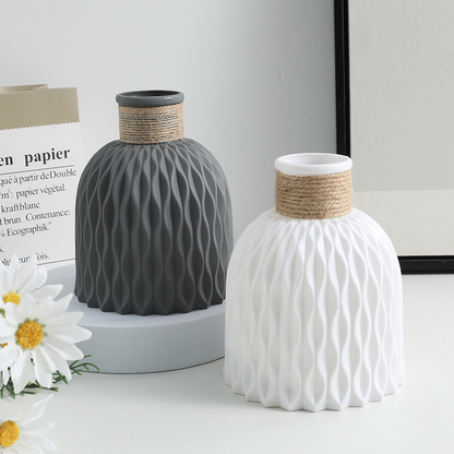 Serene Bloom Decorative Vase