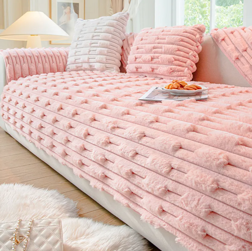 Cozy Cloud Plush Sofa Cover