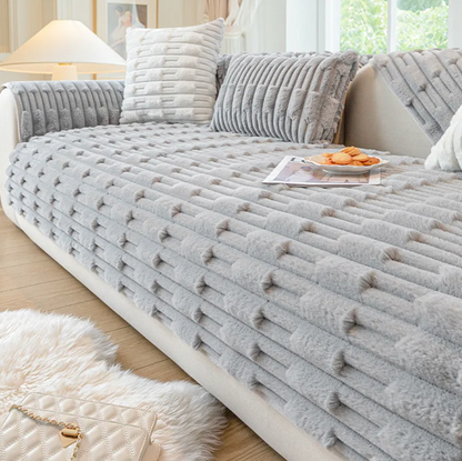 Cozy Cloud Plush Sofa Cover