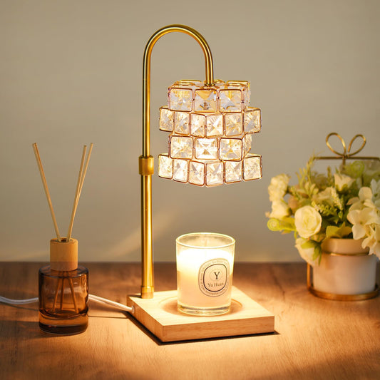Golden Glow Candle Warmer Lamp